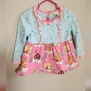 Colorful Star and Gingerbread Dress